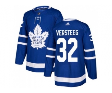 Men Adidas Toronto Maple Leafs #32 Kris Versteeg Blue Home Authentic Stitched NHL Jersey