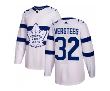 Men Adidas Toronto Maple Leafs #32 Kris Versteeg White Authentic 2018 Stadium Series Stitched NHL Jersey