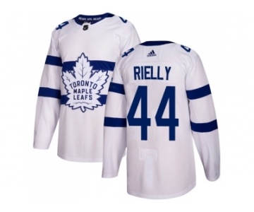 Men Adidas Toronto Maple Leafs #44 Morgan Rielly White Authentic 2018 Stadium Series Stitched NHL Jersey