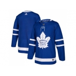 Men Adidas Toronto Maple Leafs Blank Blue Home Authentic Stitched NHL Jersey