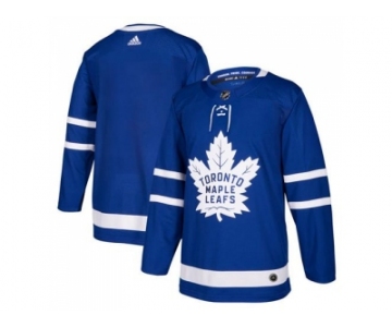 Men Adidas Toronto Maple Leafs Blank Blue Home Authentic Stitched NHL Jersey