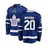 Men Toronto Maple Leafs #20 Dominic Moore Fanatics Branded Royal Blue Home Breakaway NHL Jersey