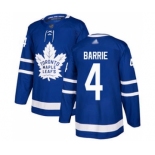 Men's Maple Leafs #4 Tyson Barrie Blue Home Stitched Hockey Jersey