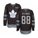 Men's Maple Leafs #88 William Nylander Black 1917-2017 100th Anniversary Stitched Hockey Jersey