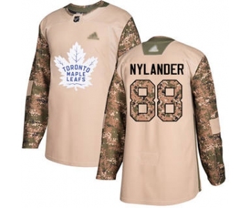 Men's Maple Leafs #88 William Nylander Camo Authentic 2017 Veterans Day Stitched Hockey Jersey