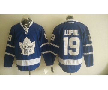 Men's Reebok Toronto Maple Leafs #19 Bruce Boudreau Authentic Royal Blue New Third NHL Jersey