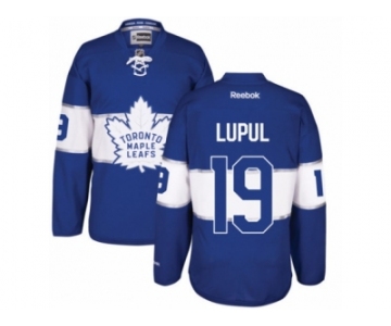 Men's Reebok Toronto Maple Leafs #19 Joffrey Lupul Authentic Royal Blue 2017 Centennial Classic NHL Jersey