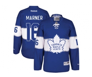 Men's Toronto Maple Leafs #16 Mitch Marner Blue 2017 Centennial Classic Stitched NHL Jersey