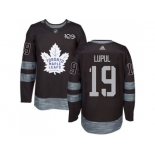 Men's Toronto Maple Leafs #19 Joffrey Lupul Black 1917-2017 100th Anniversary Stitched NHL Jerse