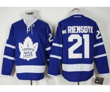 Men's Toronto Maple Leafs #21 James Van Riemsdyk Blue New Stitched NHL Jersey