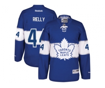 Men's Toronto Maple Leafs #44 Morgan Rielly Blue 2017 Centennial Classic Stitched NHL Jersey