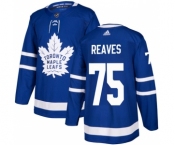 Men's Toronto Maple Leafs #75 Ryan Reaves Blue Stitched Jersey