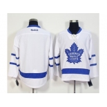 Men's Toronto Maple Leafs Blank White New Stitched NHL Jersey