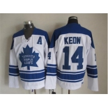 NHL Toronto Maple Leafs #14 Dave Keon white Throwback Stitched jerseys