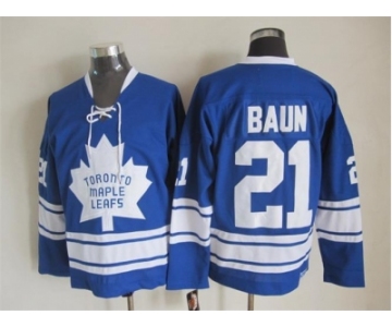 NHL Toronto Maple Leafs #21 Baun blue Throwback Stitched jerseys