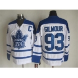 NHL Toronto Maple Leafs #93 Doug Gilmour white Throwback Fel Visking Shoulder Stitched jerseys