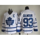 NHL Toronto Maple Leafs #93 Doug Gilmour white Throwback Stitched jerseys