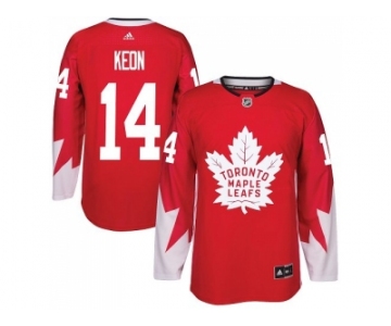 Toronto Maple Leafs #14 Dave Keon Red Alternate Stitched NHL Jerseyy