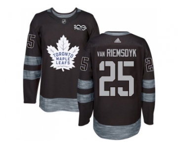 Toronto Maple Leafs #25 James Van Riemsdyk Black 1917-2017 100th Anniversary Stitched NHL Jersey