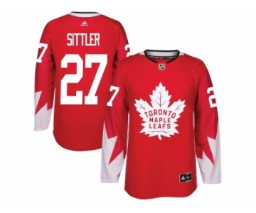 Toronto Maple Leafs #27 Darryl Sittler Red Alternate Stitched NHL Jersey