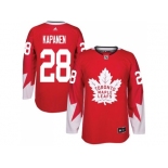 Toronto Maple Leafs #28 Kasperi Kapanen Red Alternate Stitched NHL Jersey