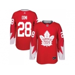 Toronto Maple Leafs #28 Tie Domi Red Alternate Stitched NHL Jersey