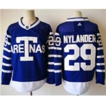 Toronto Maple Leafs #29 William Nylander Blue 1918 Arenas Throwback Stitched Hockey Jersey