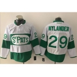 Toronto Maple Leafs #29 William Nylander White Green St. Patrick's Day Stitched NHL Jersey