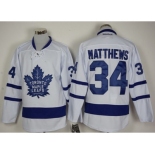 Toronto Maple Leafs #34 Auston Matthews White New Stitched NHL Jersey