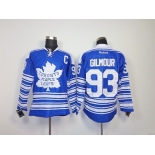 nhl jersey toronto maple leafs #93 gilmour blue[2014 winter classic patch C]