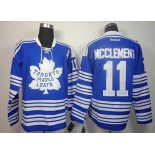 nhl jerseys toronto maple leafs #11 mcclement blue[2014 winter classic]