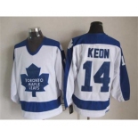 nhl jerseys toronto maple leafs #14 keon white[m&n]