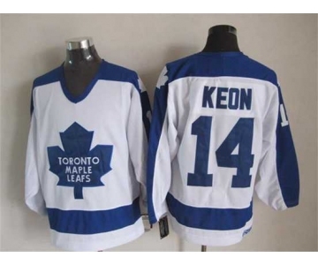 nhl jerseys toronto maple leafs #14 keon white[m&n]