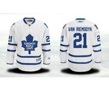 nhl jerseys toronto maple leafs #21 VAN riemsdyn white[VAN riemsdyn]