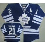 nhl jerseys toronto maple leafs #21 salming blue