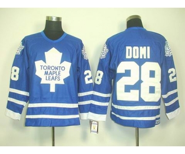 nhl jerseys toronto maple leafs #28 domi blue