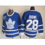 nhl jerseys toronto maple leafs #28 domi blue[domi][75th]