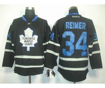 nhl jerseys toronto maple leafs #34 reimer black