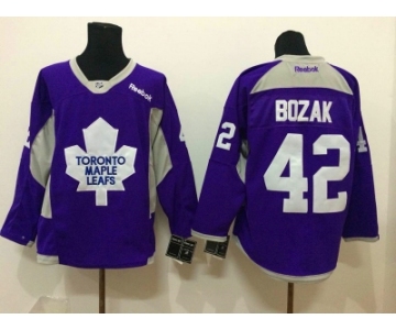 nhl jerseys toronto maple leafs #42 bozak purple