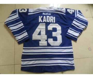 nhl jerseys toronto maple leafs #43 kadri blue[2014 winter classic]