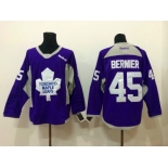 nhl jerseys toronto maple leafs #45 bernier purple