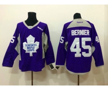 nhl jerseys toronto maple leafs #45 bernier purple