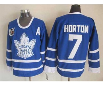 nhl jerseys toronto maple leafs #7 horton blue[patch A]