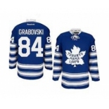 nhl jerseys toronto maple leafs #84 graboyski blue[2014 winter classic]