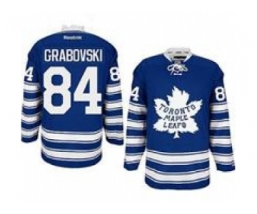 nhl jerseys toronto maple leafs #84 graboyski blue[2014 winter classic]