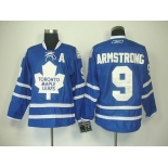 nhl jerseys toronto maple leafs #9 armstrong blue(A)