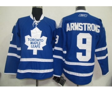 nhl jerseys toronto maple leafs #9 armstrong blue