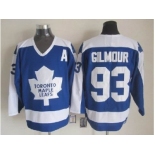 nhl jerseys toronto maple leafs #93 doug gilmour 1978 ccm vintage throwback blue