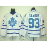 nhl jerseys toronto maple leafs #93 gilmour white(C)