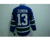 nhl toronto maple leafs #13 sundin blue